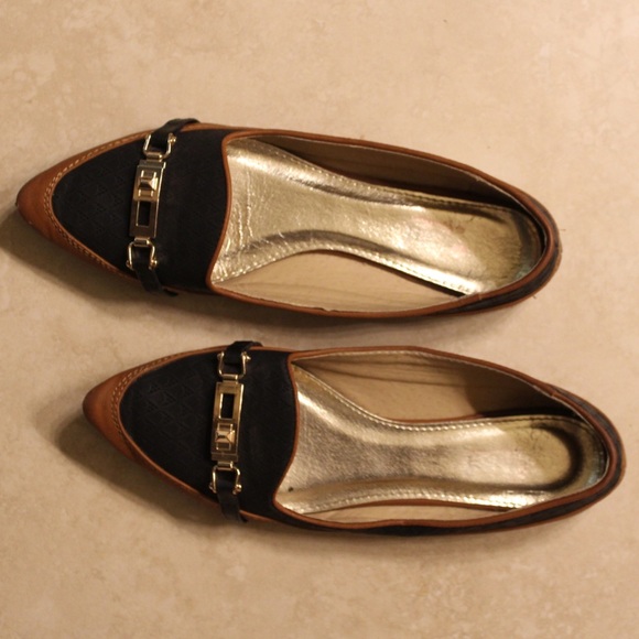 Shoes - Flats - Black and Brown
